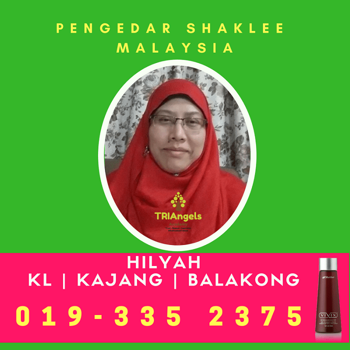Pengedar Shaklee Kajang - Agen Shaklee Kajang - Agen Vivix Shaklee Kajang